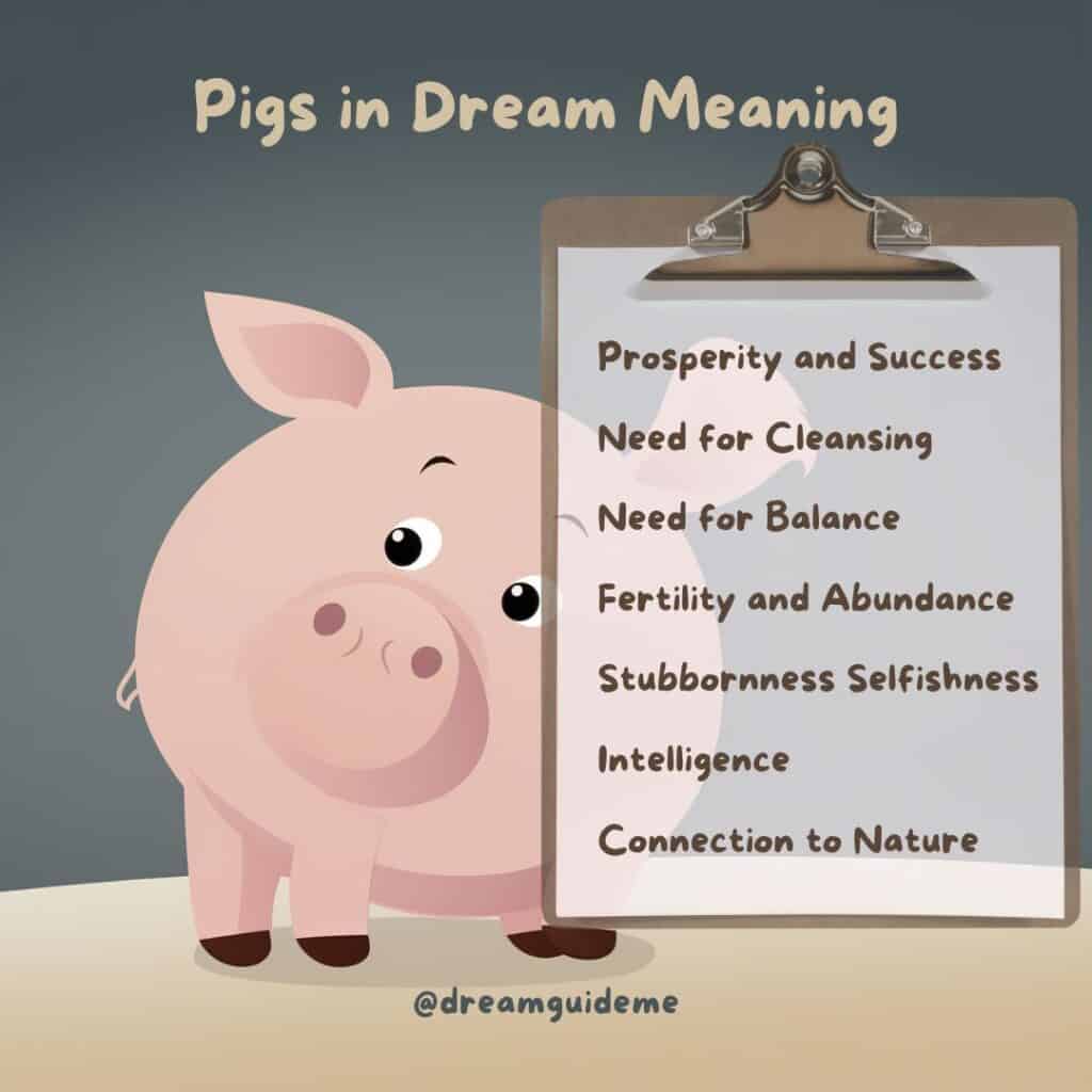 Pigs in Dreams Meaning & Symbolism - Dreams Guide Me